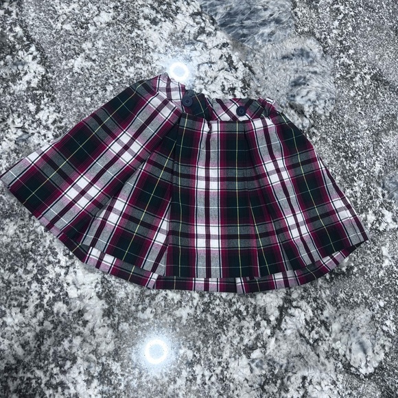 Red Plaid girls’ uniform Skirt - Picture 7 of 8